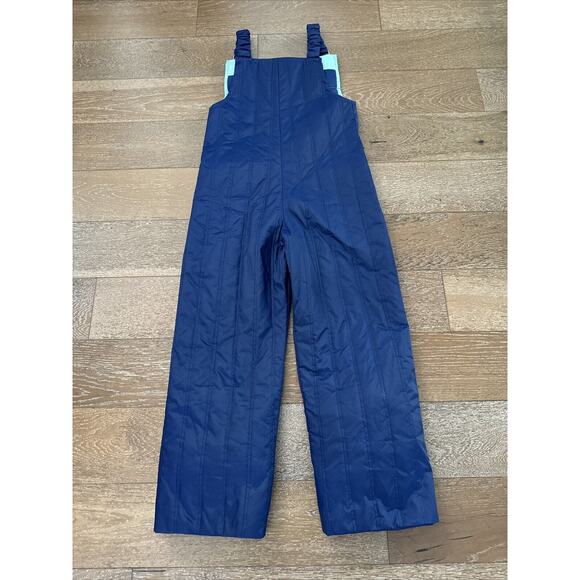Vintage Isulated Ski Pants With Bib and Adjustable Suspenders Straps Women S/M - Picture 2 of 9